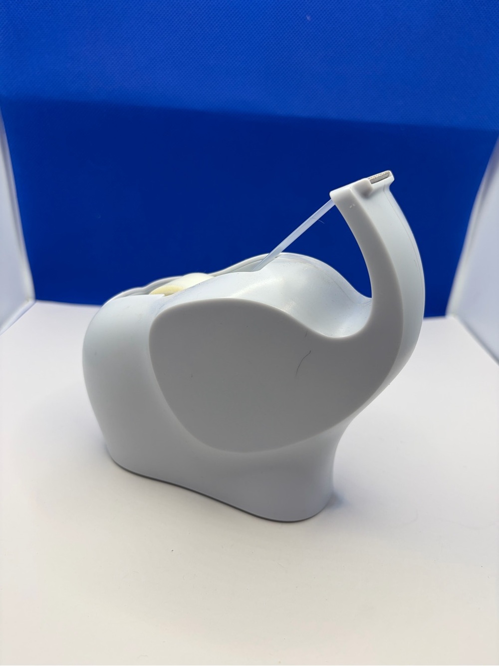 Scotch Elephant Tape Dispenser White Desktop Weighted Office Tape Holder
